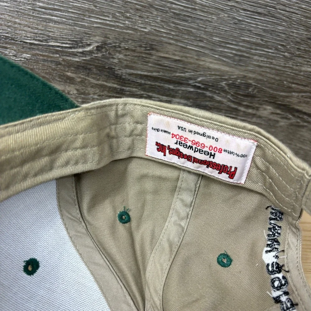 Ag Land FS‎ Hat Cap Strap Back Brown Green Seed One Size Adjustable